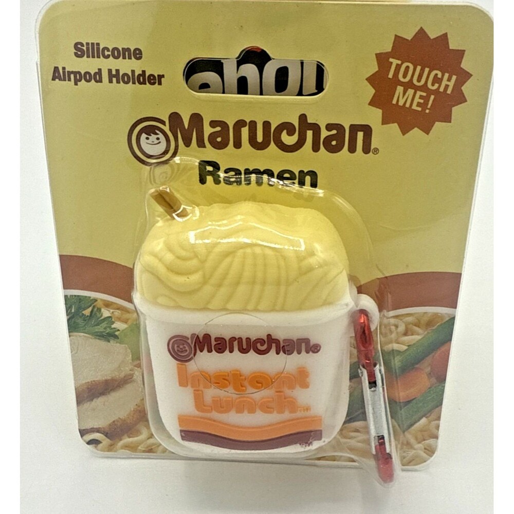 Maruchan Ramen Silicone Earphone AirPod Holder Case New